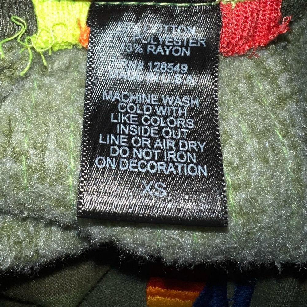 Aviator Nation 4 Stripe Sweatpants Camo / Neon Size XS - Picture 9 of 13